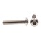 Prime-Line M10-1.50 Socket Head Cap Screw, Button, Plain Stainless Steel, 1 in Length, 10 PK 9169325 - alternate 3